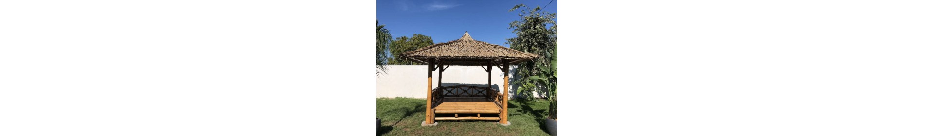 Gazebo bambou complet