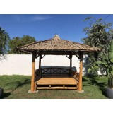Gazebo bambou complet